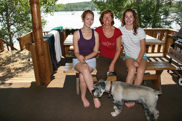 Sarah, Anne and Julie, Pine Lake, Ab 2007