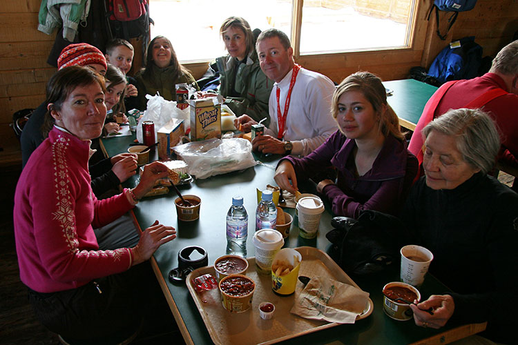 Skiing at Lake Louise, Ab, March 2008