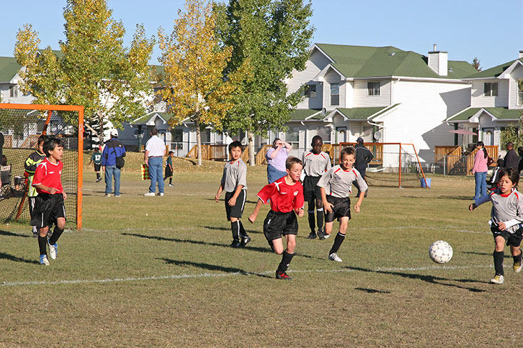 Riley Watson, #18, after the ball...
