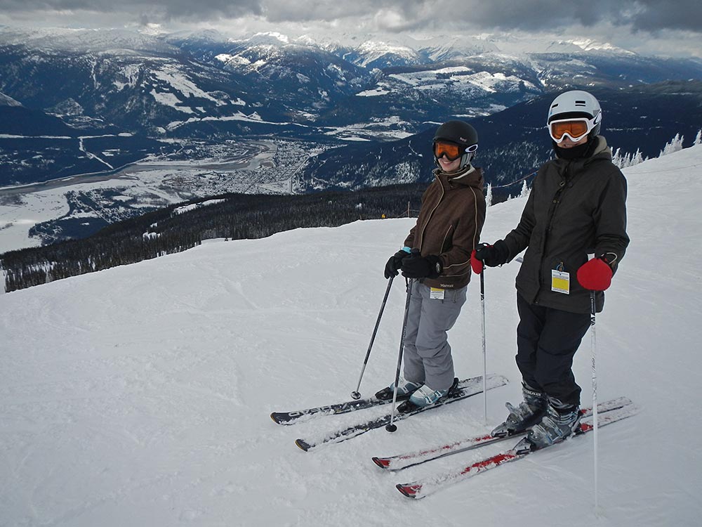 Revelstoke in the distance...