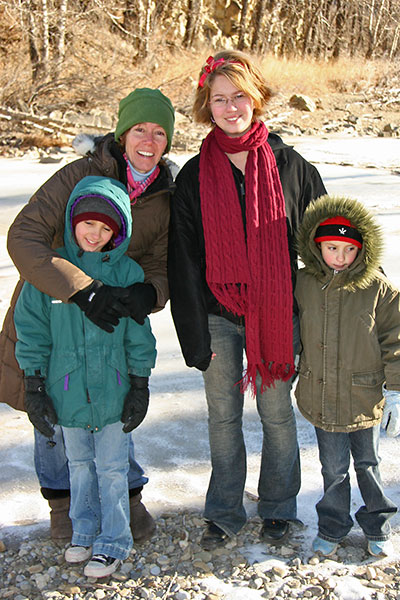 Brooke, Anne, Sarah and Riley