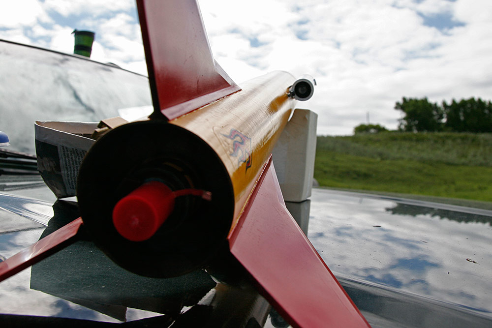 the camera rocket...<br />Photo by Riley Watson