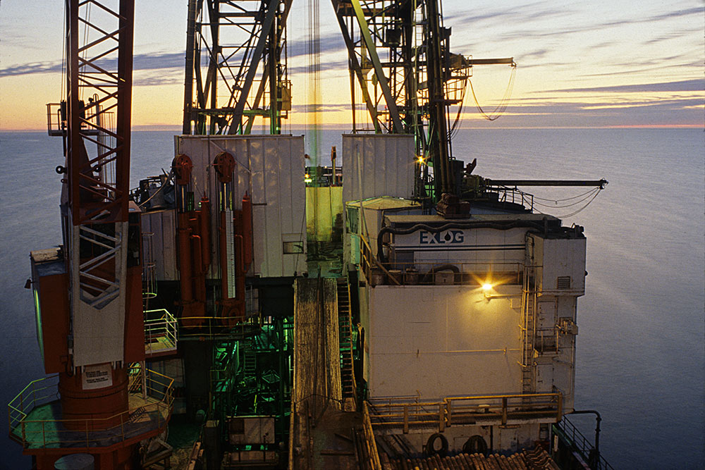 Canmar Explorer III, Beaufort Sea, August 1981...