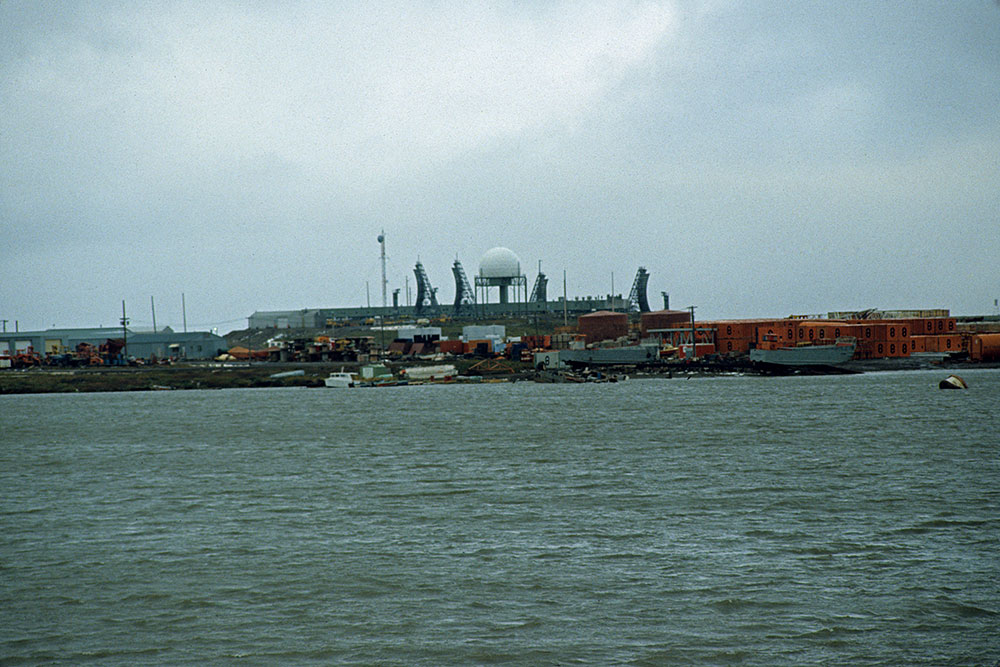 the DEW line radar station at Tuk...