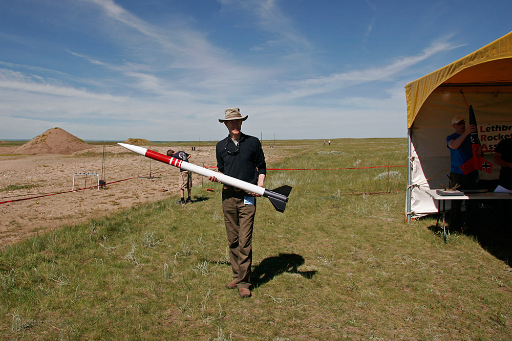 Ian with his Tomahawk...
