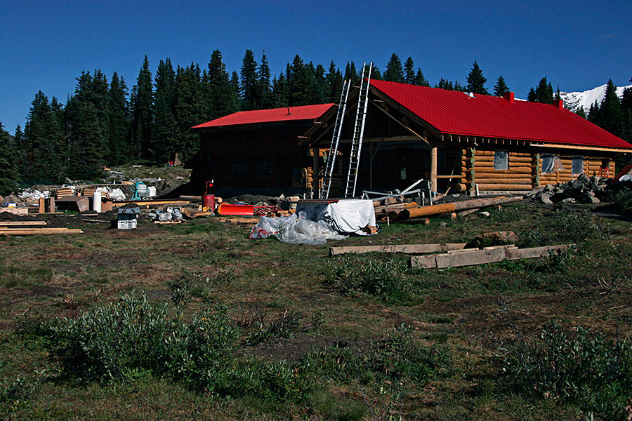 Assiniboine Lodge, closed for the summer...