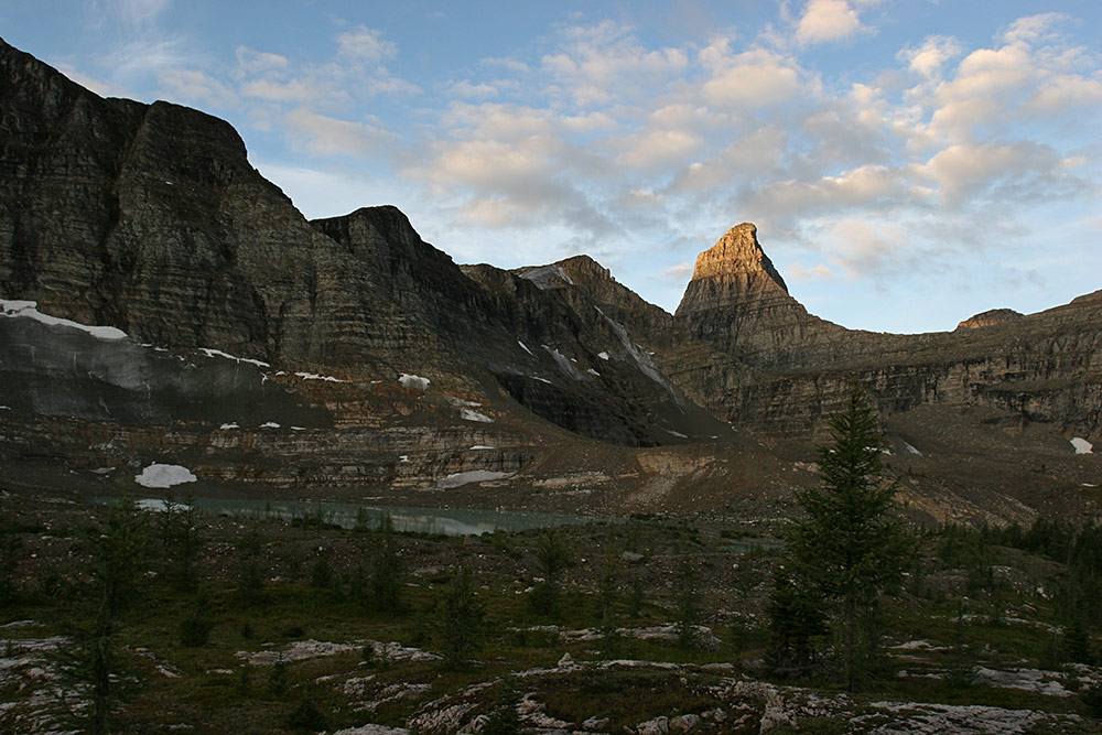 Talus Lodge basin, an alpine bench perched <br />high above the Cross River valley...