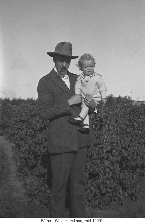 William Watson and son, mid-1920's