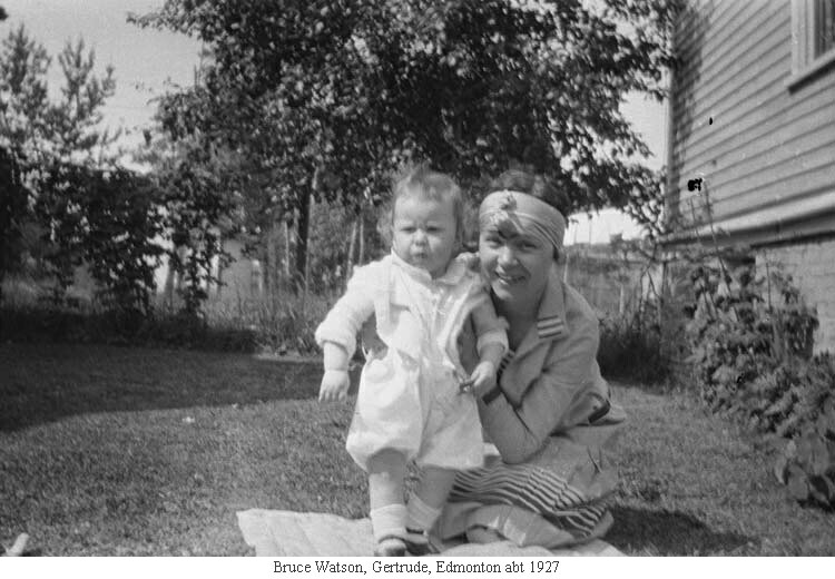 Bruce Watson, Gertrude, Edmonton abt 1927