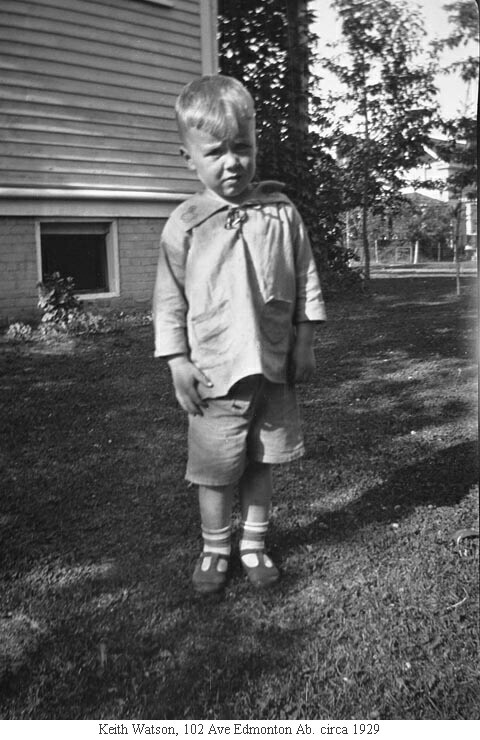 Keith Watson, 102 Ave Edmonton Ab. circa 1929