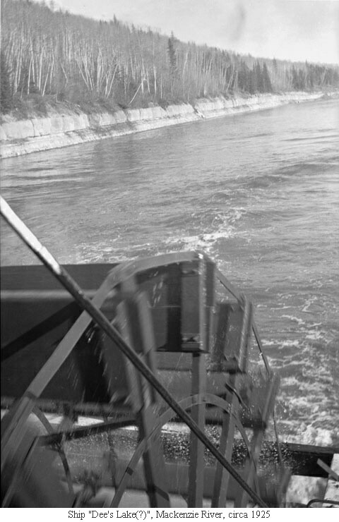 Ship "Dee's Lake(?)", Mackenzie River, circa 1925