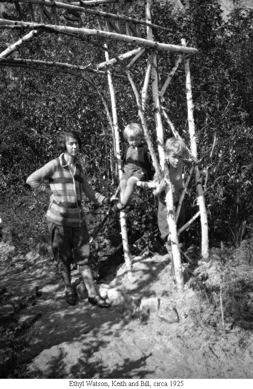 Ethyl Watson, Keith and Bill, circa 1925