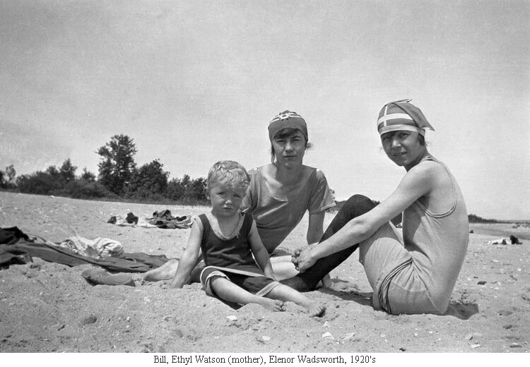 Bill, Ethyl Watson (mother), Elenor Wadsworth, 1920's