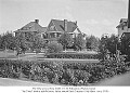 The view across from 10246-133 St, Edmonton (Watson home).  <br />"Jim Dunn" lived in middle house, father owned Black Diamond Coal Mines. circa 1930's