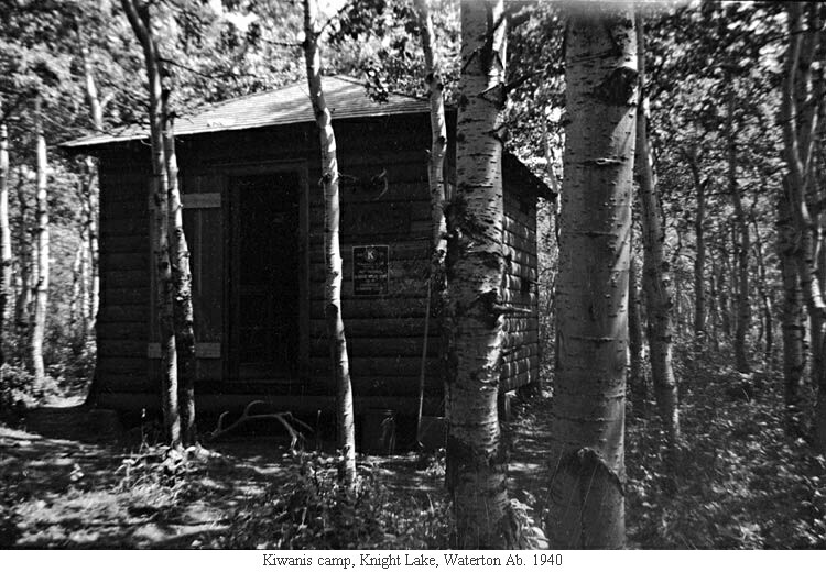 Kiwanis camp, Knight Lake, Waterton Ab. 1940