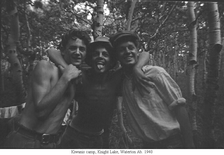 Kiwanis camp, Knight Lake, Waterton Ab. 1940