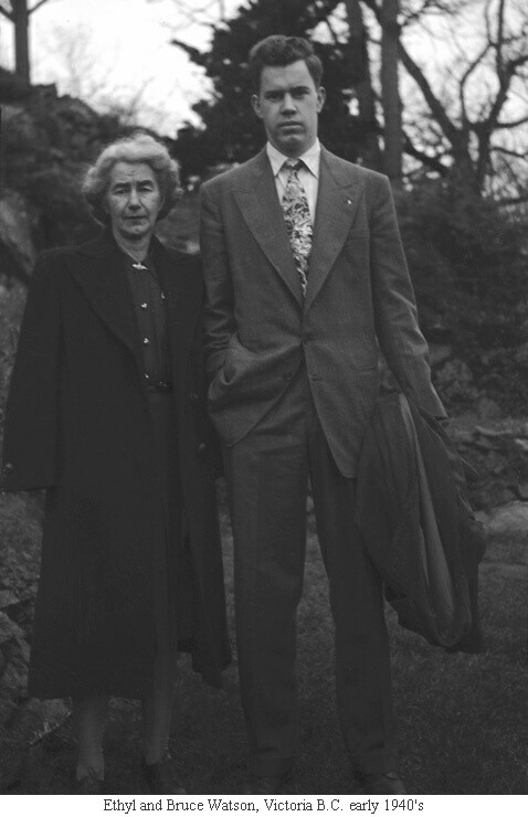 Ethyl and Bruce Watson, Victoria B.C. early 1940's