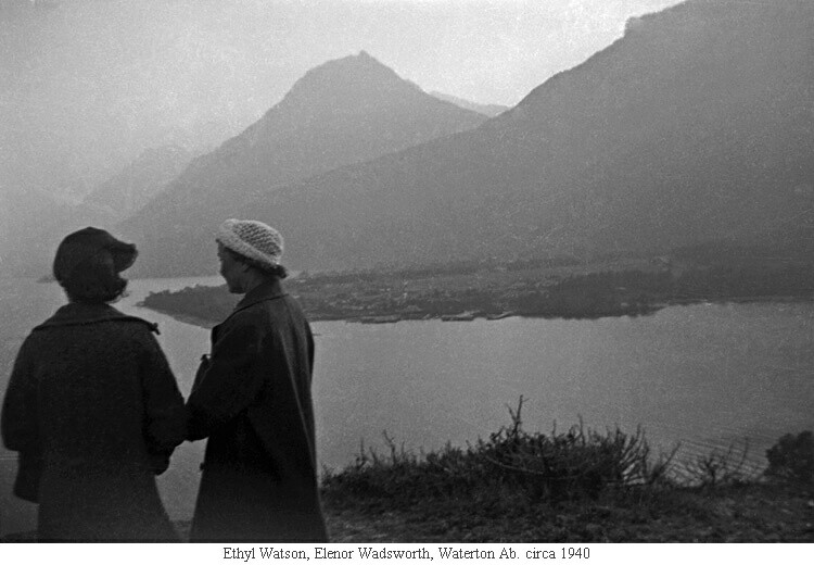 Ethyl Watson, Elenor Wadsworth, Waterton Ab. circa 1940