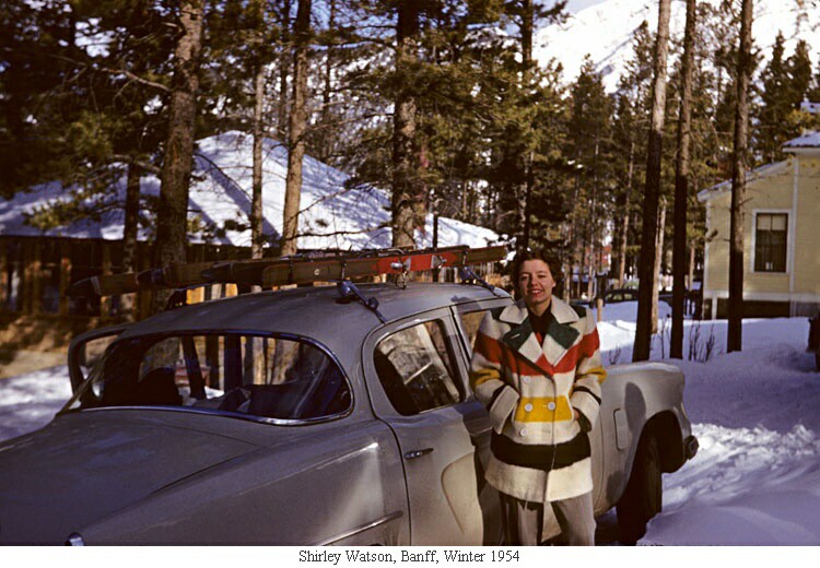 Shirley Watson, Banff, Winter 1954