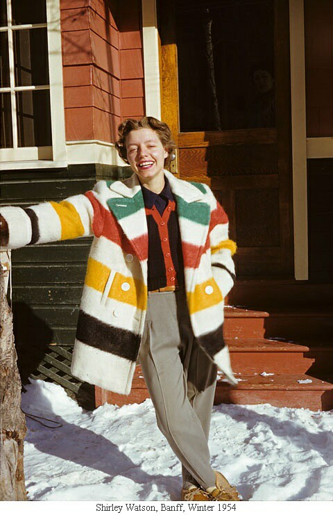 Shirley Watson, Banff, Winter 1954