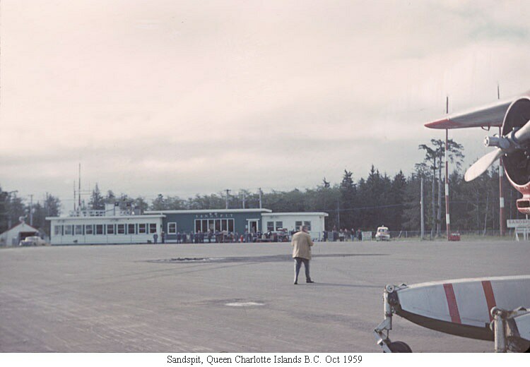Sandspit, Queen Charlotte Islands B.C. Oct 1959