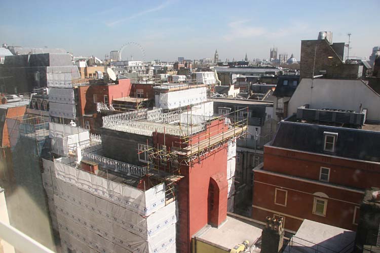 First view of London...
