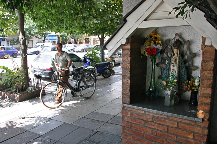 A shrine to safe driving...