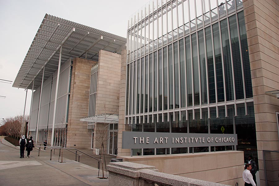 The Art Institute of Chicago was our first and only destination of the day...