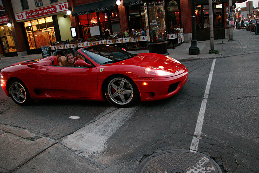 and a very nice Ferrari.