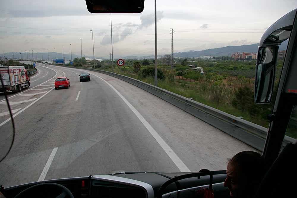 Our Gaudi tour took us north of Barcelona...