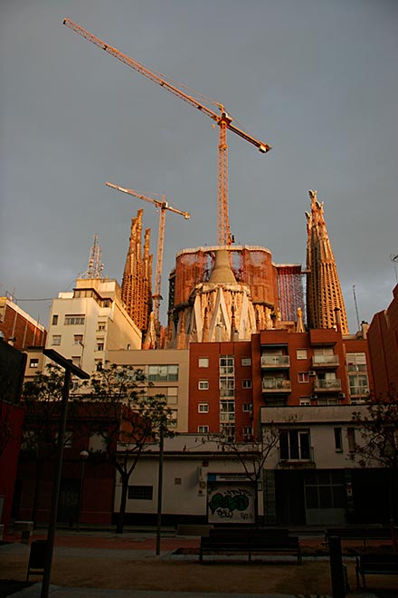 view from hotel lobby...