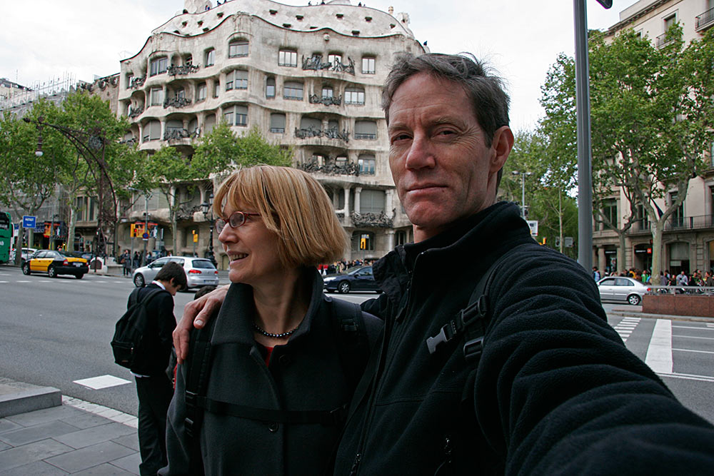Downtown Barcelona...