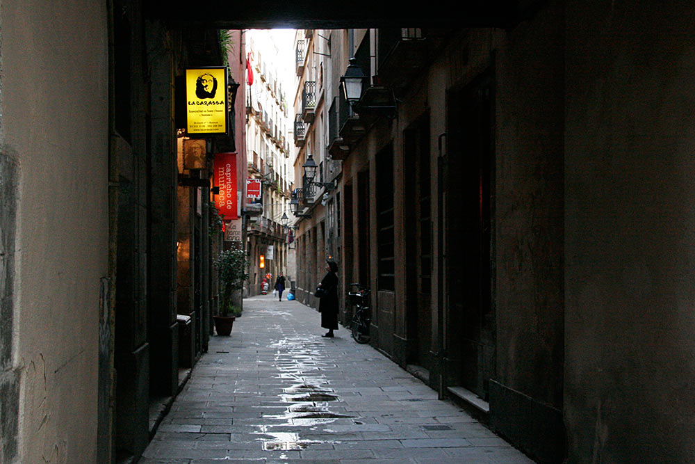 typical side street...