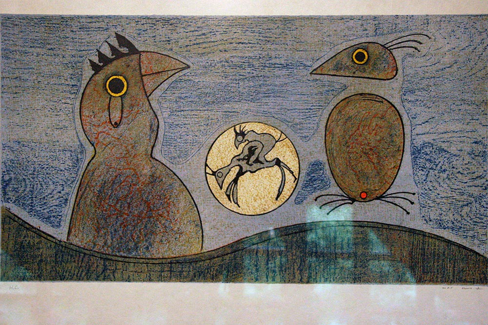 and a single painting by Max Ernst...