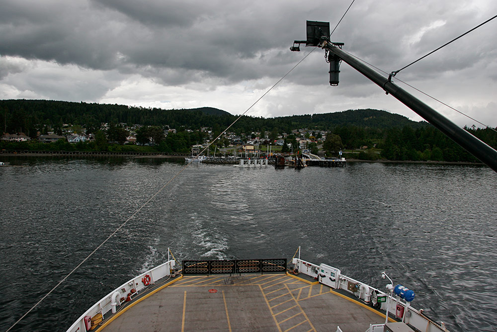 We hopped on a short ferry ride over to Saltspring Island...