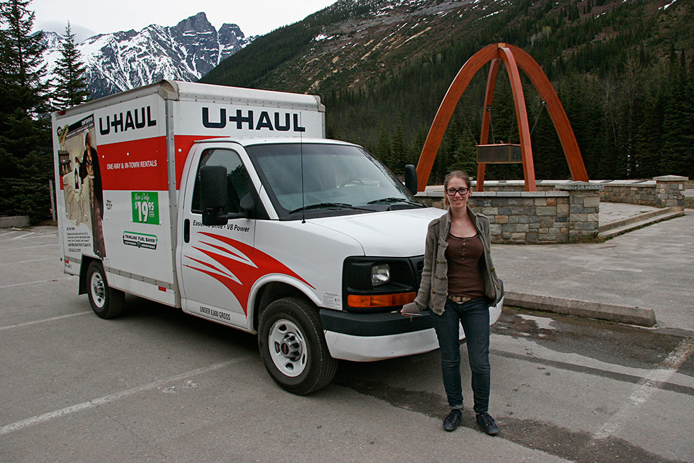 Our trip to Vancouver began in a U-Haul...