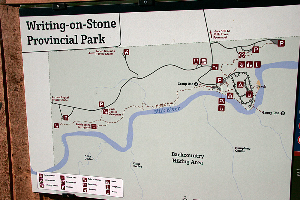 Our plans for the day were to hike the length <br />of the "Hoodoo" trail, a 4.5 Km round trip...