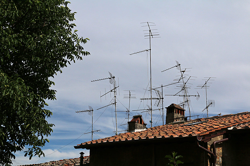 some modern comforts remain...