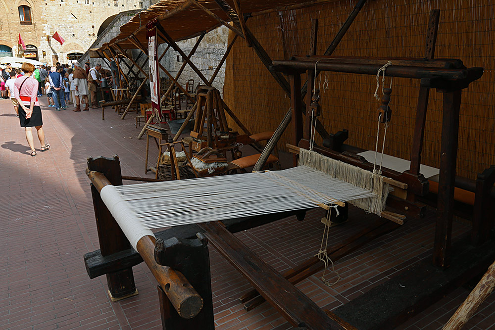 medieval loom...