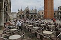 sidewalk restaurant, St.Marks square...